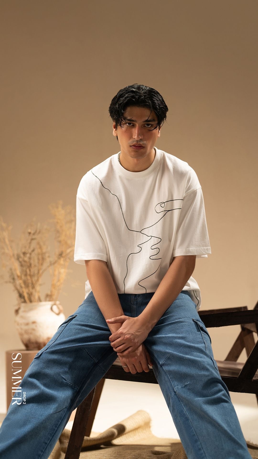 Zedson Wear | "The Lineage" Abstract Art Oversized Tee