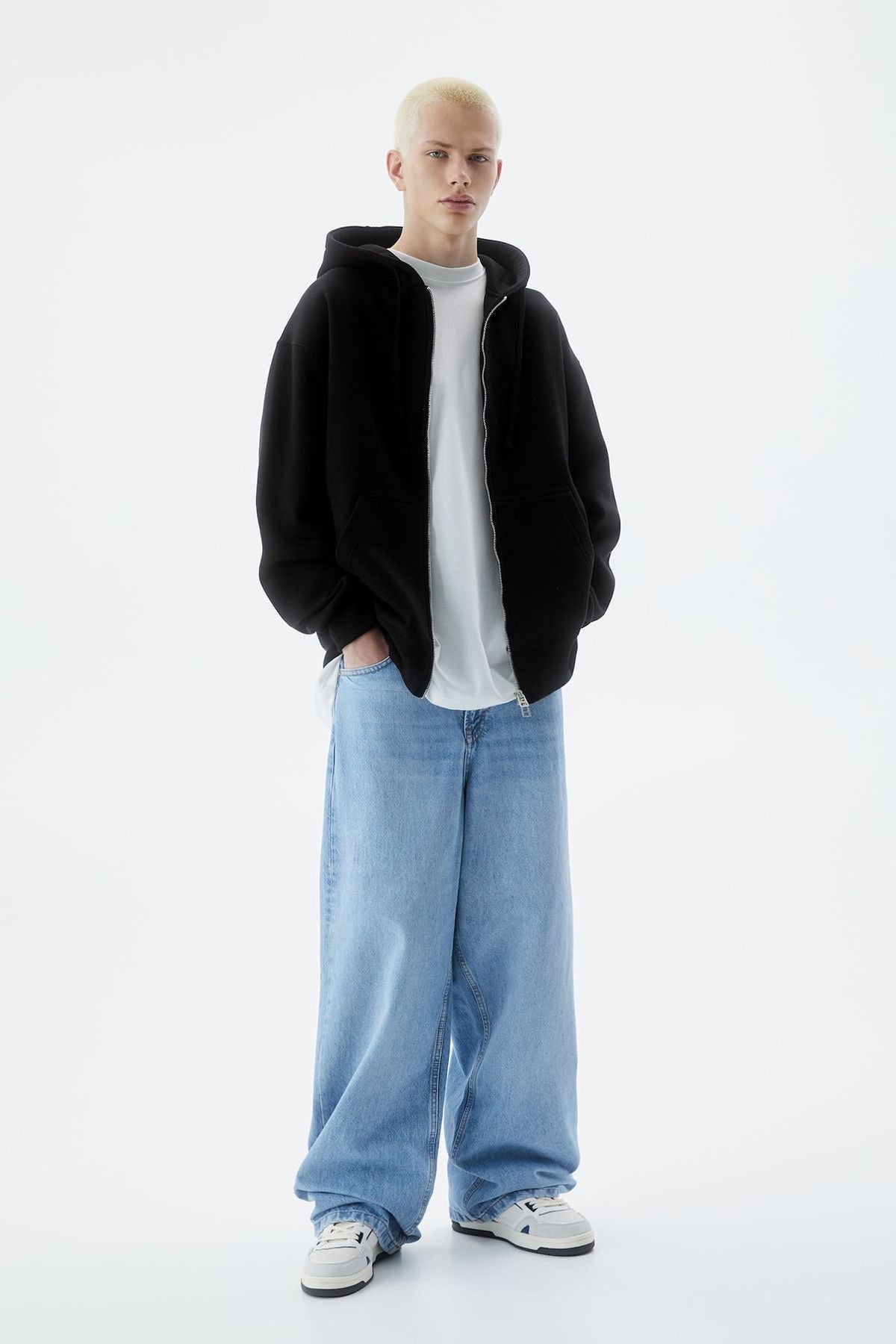 Zedson Wear Light Blue Baggy Fit Jeans – Clean Streetwear Denim